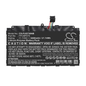 FPB0326S Fujitsu Replacement Battery 3400mAh