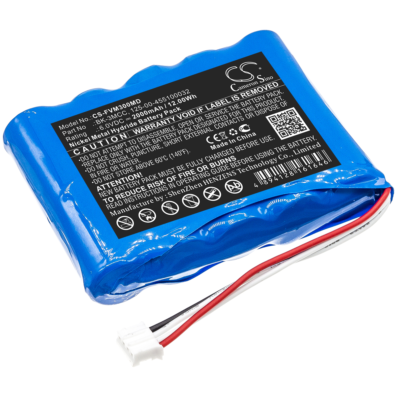 Fresenius 110306-O Medical Replacement Battery 2000mAh