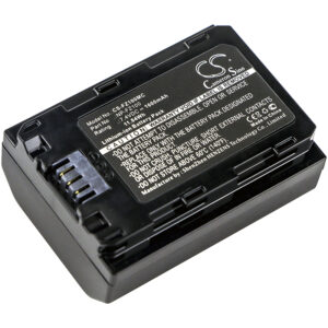 Sony A7 Mark 3 A7R Mark 3 Alpha 1 Alpha 6600 Replacement Battery 1600mAh