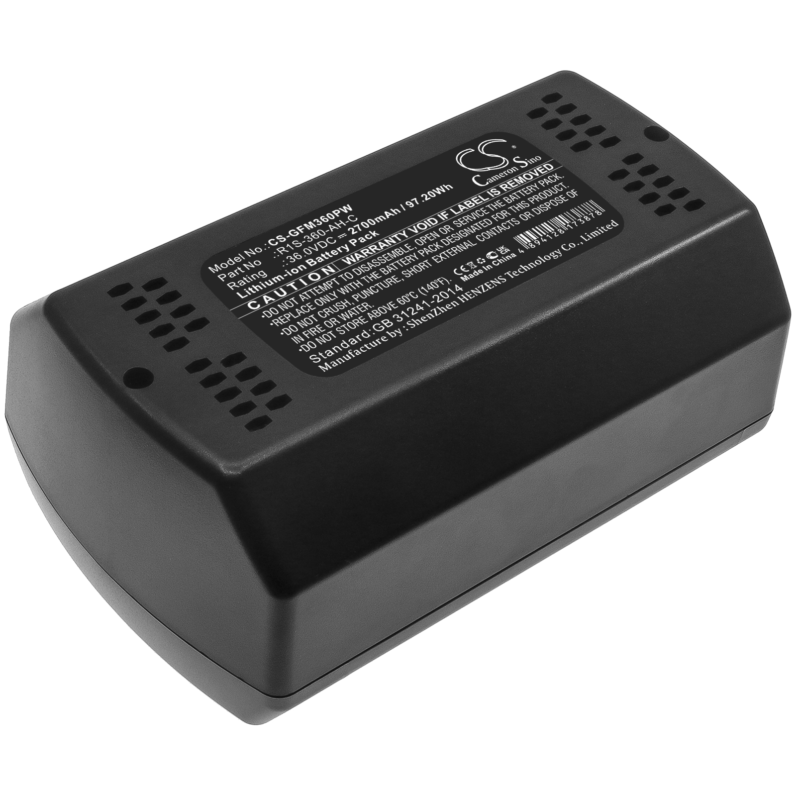 Garden Feelings GDLM3640 Replacement Battery 2700mAh
