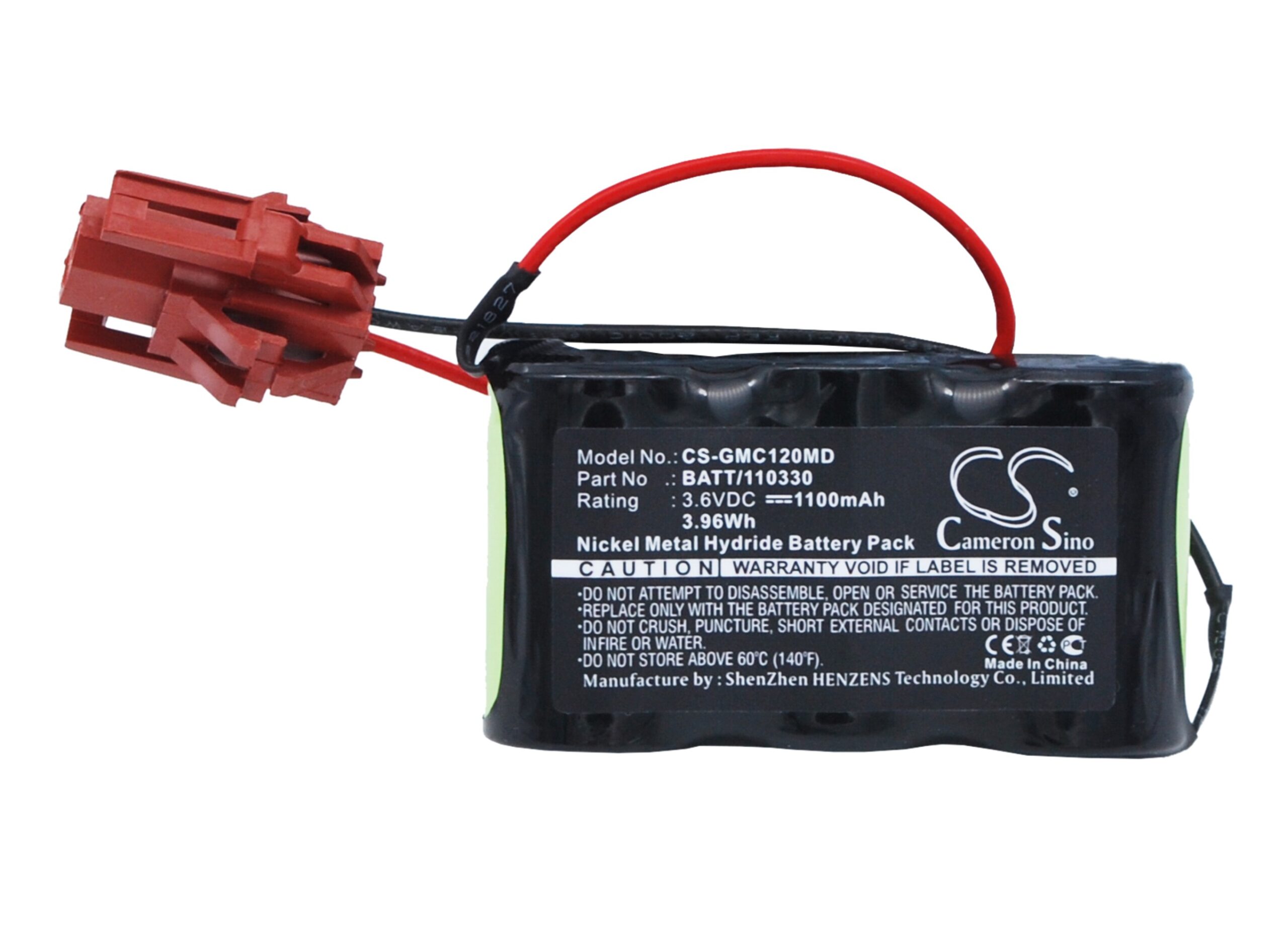 1100 mAh for GE 401086-002D,BATT/110330