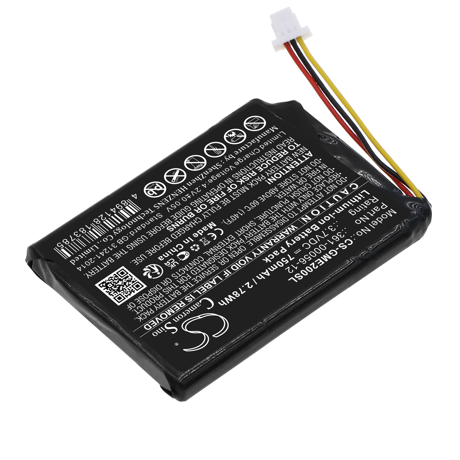 Garmin Dezl OTR700 EDGE Explore 2 Replacement Battery 750mAh