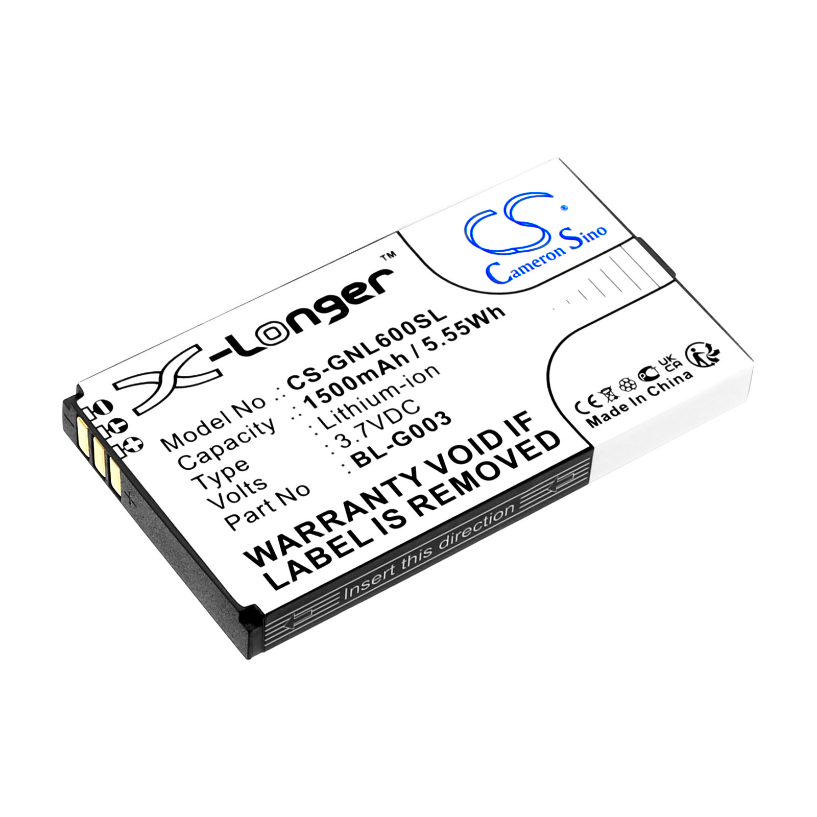 GIONEE BL-G003 Mobile/SmartPhone Replacement Battery 1500mAh
