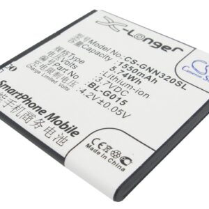 GIONEE GN205 GN320 GN380 BL-G015 Mobile/SmartPhone Replacement Battery 1550mAh