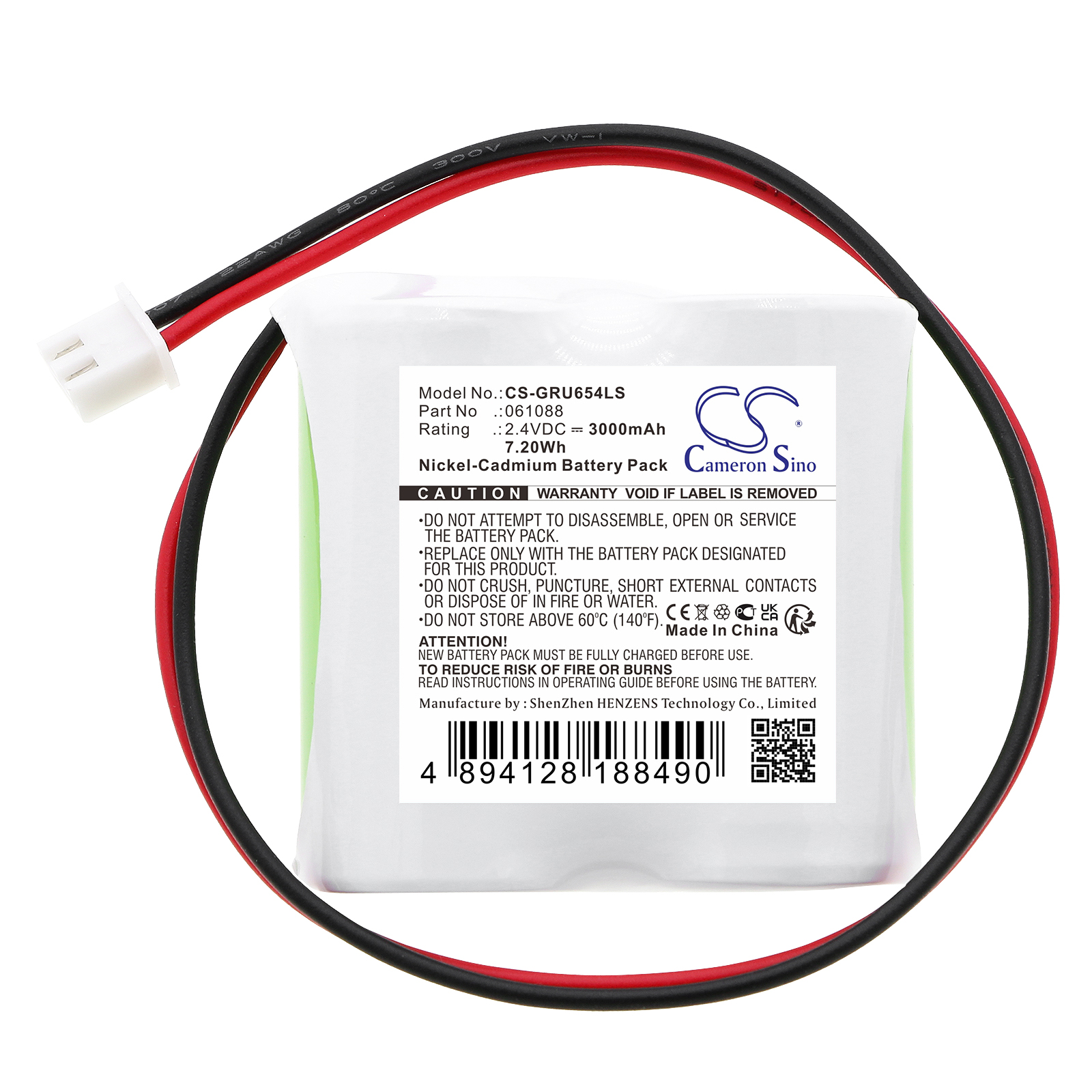 Legrand 062632 062654 062664 061088 Emergency Lighting Replacement Battery 3000mAh
