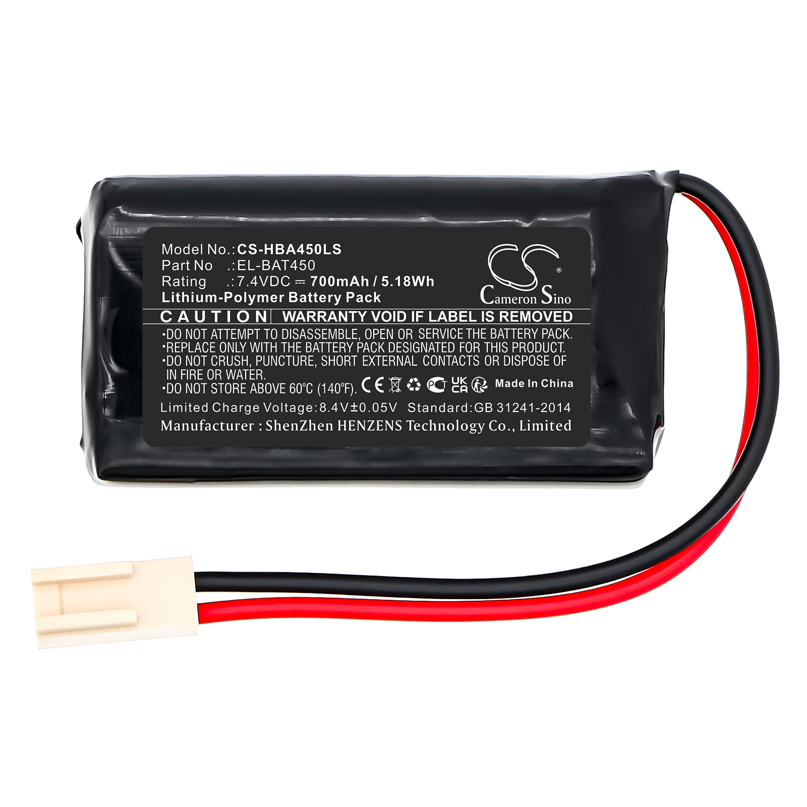 Hochiki Exit Signs Replacement Battery 700mAh