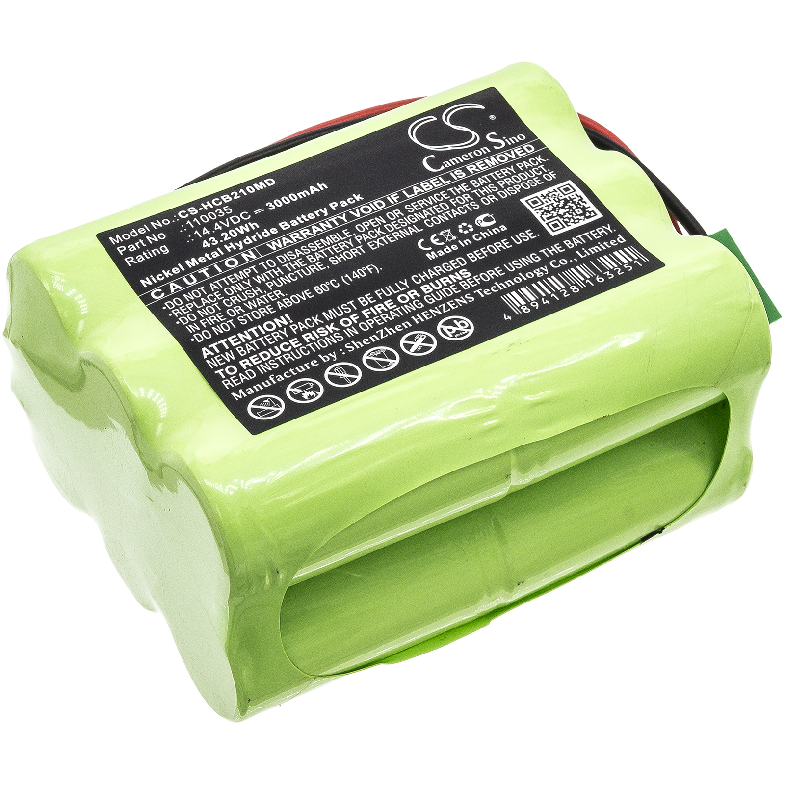 HELLIGE BATTERY SCB2 Defibrillator Replacement Battery