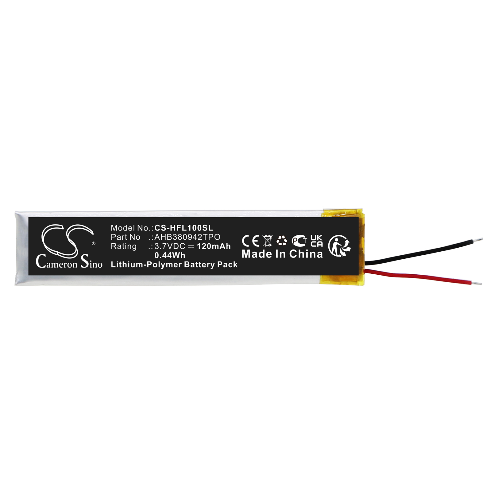 Huawei FreeLace AHB380942TPO Headset Replacement Battery 120mAh
