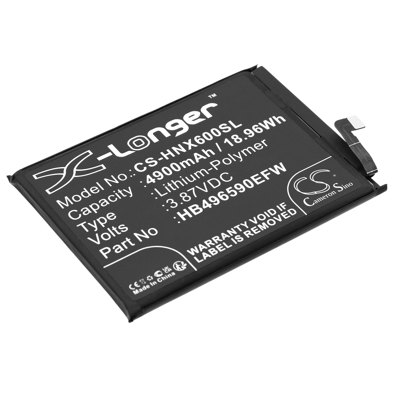 HB496590EFW Honor Replacement Battery 4900mAh