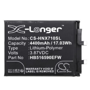 Honor 70 Pro HB516590EFW Mobile/SmartPhone Replacement Battery 4400mAh