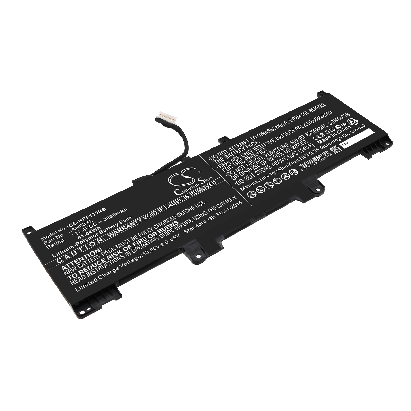 HP Pro x360 Fortis 11 G9 Replacement Battery 3600mAh