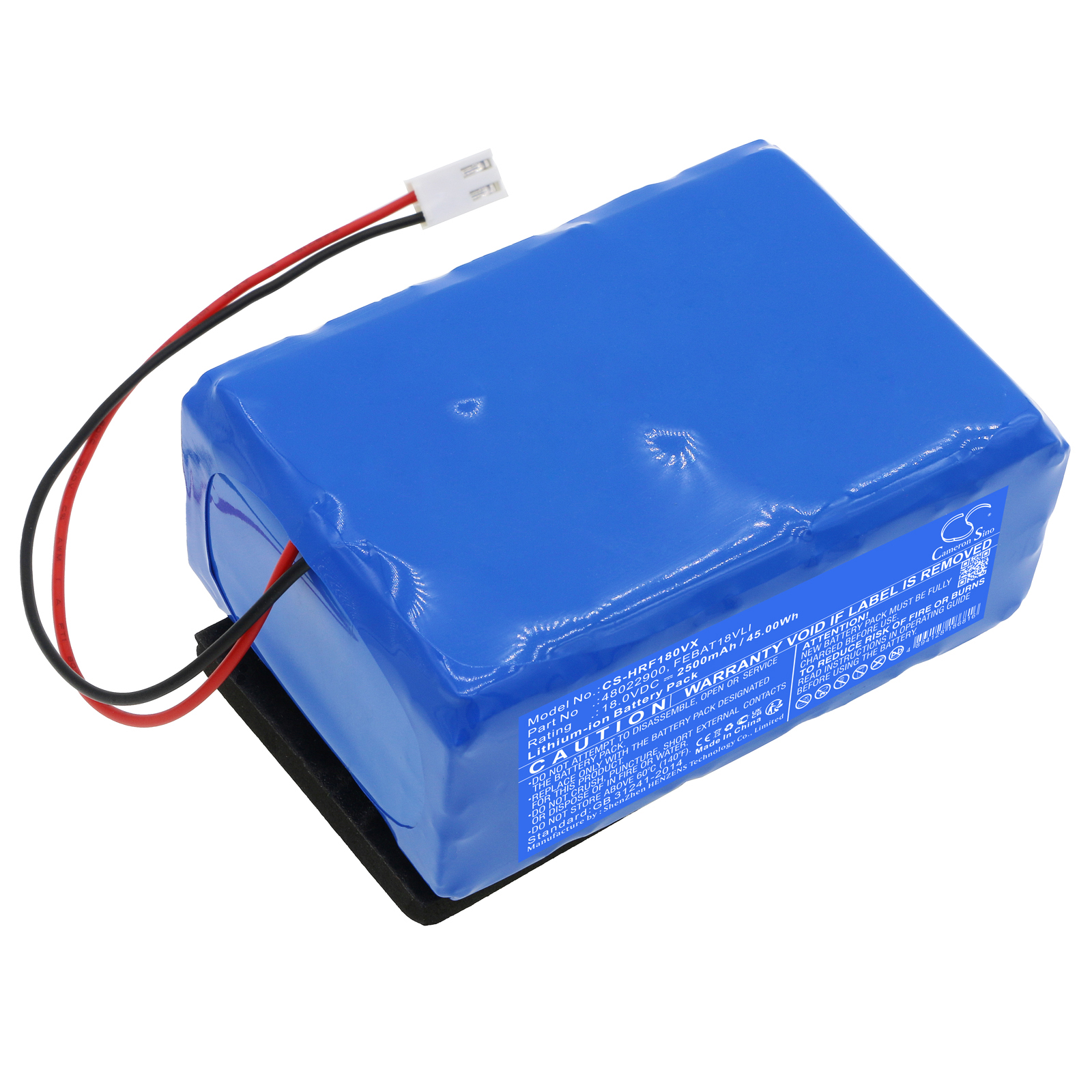 Hoover FE18ALi 48022900 Vacuum Replacement Battery 2500mAh