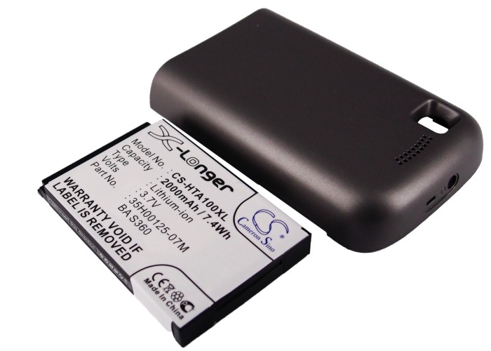 HTC A3288 CLIC100 Tatto Replacement Battery 2000mAh