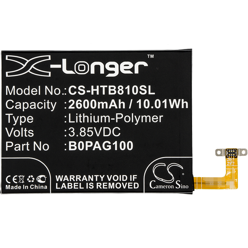 2600 mAh for HTC 35H00223-00M,B0PAG100,BOPAG100