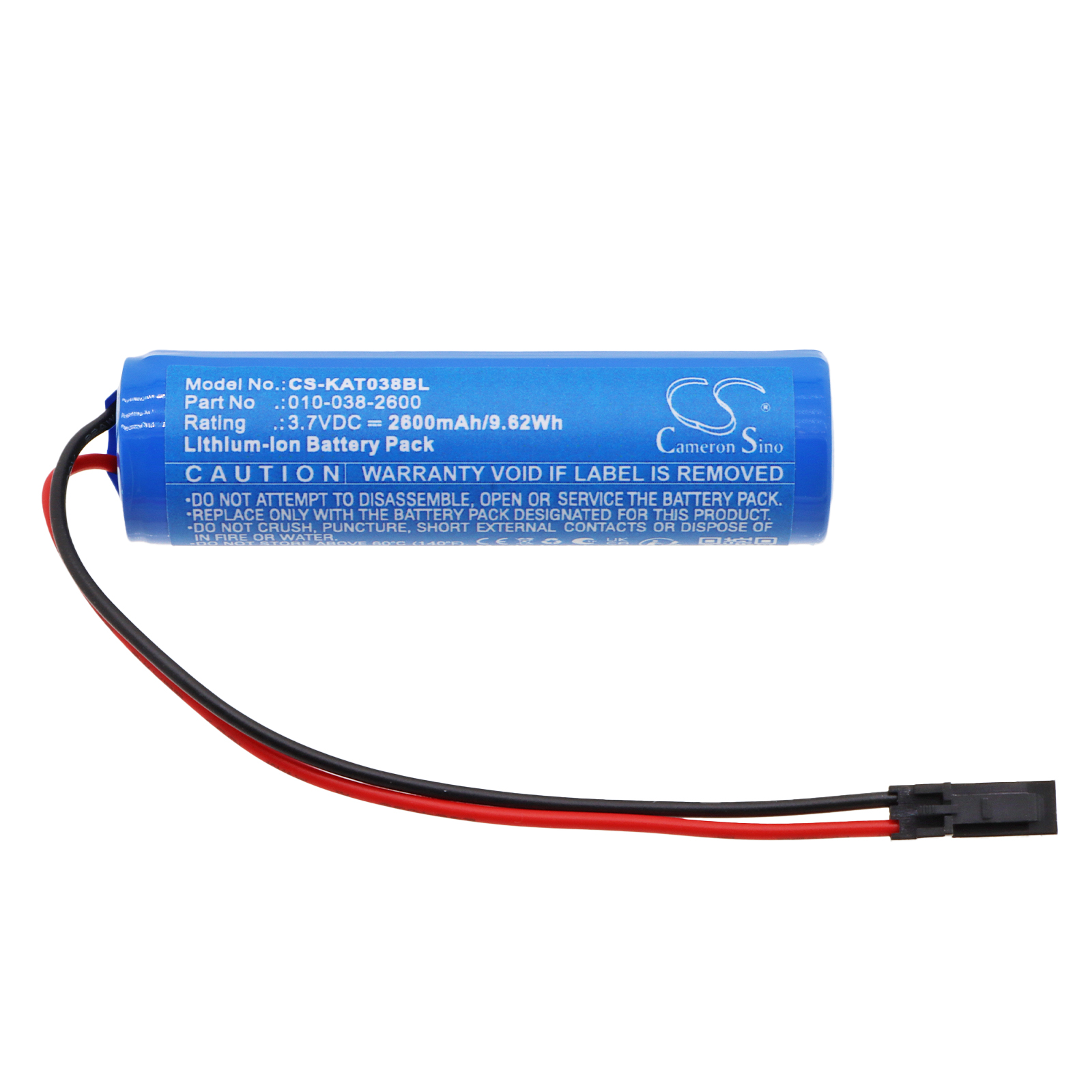 2600mAh Replacement Battery for KAR-TECH 010-038-2600
