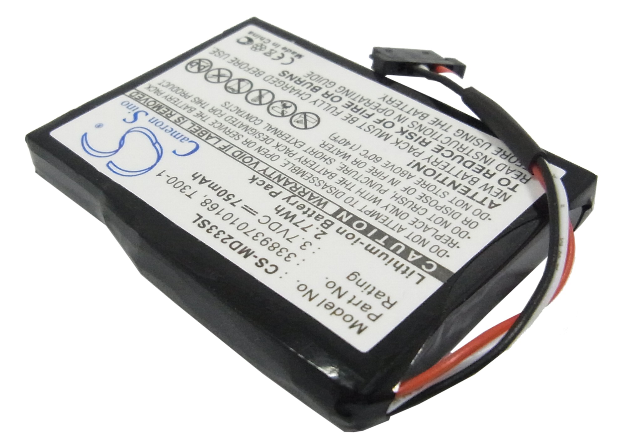 Medion 338937010168 GPS/Navigator Replacement Battery 750mAh