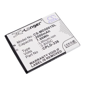 Medion Life P5001 MD 98664 Replacement Battery 2000mAh