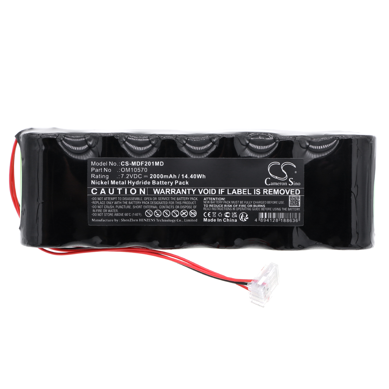MEDEX BATTERY 2001 Syringe Pump Replacement Battery 2000mAh