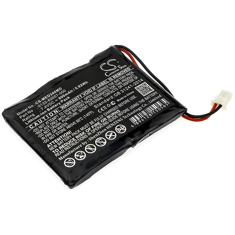 Mediaid 0132-60007-000 Medical Replacement Battery 800mAh