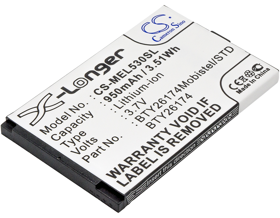 950 mAh for Mobistel BTY26174,BTY26174Mobistel/STD