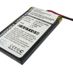 Typhoon MyGuide 3100 BT553759 GPS/Navigator Replacement Battery 1100mAh