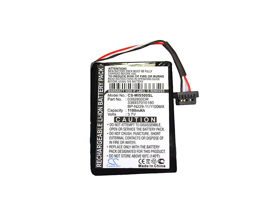 Mitac Mio Moov S500 GPS/Navigator Replacement Battery