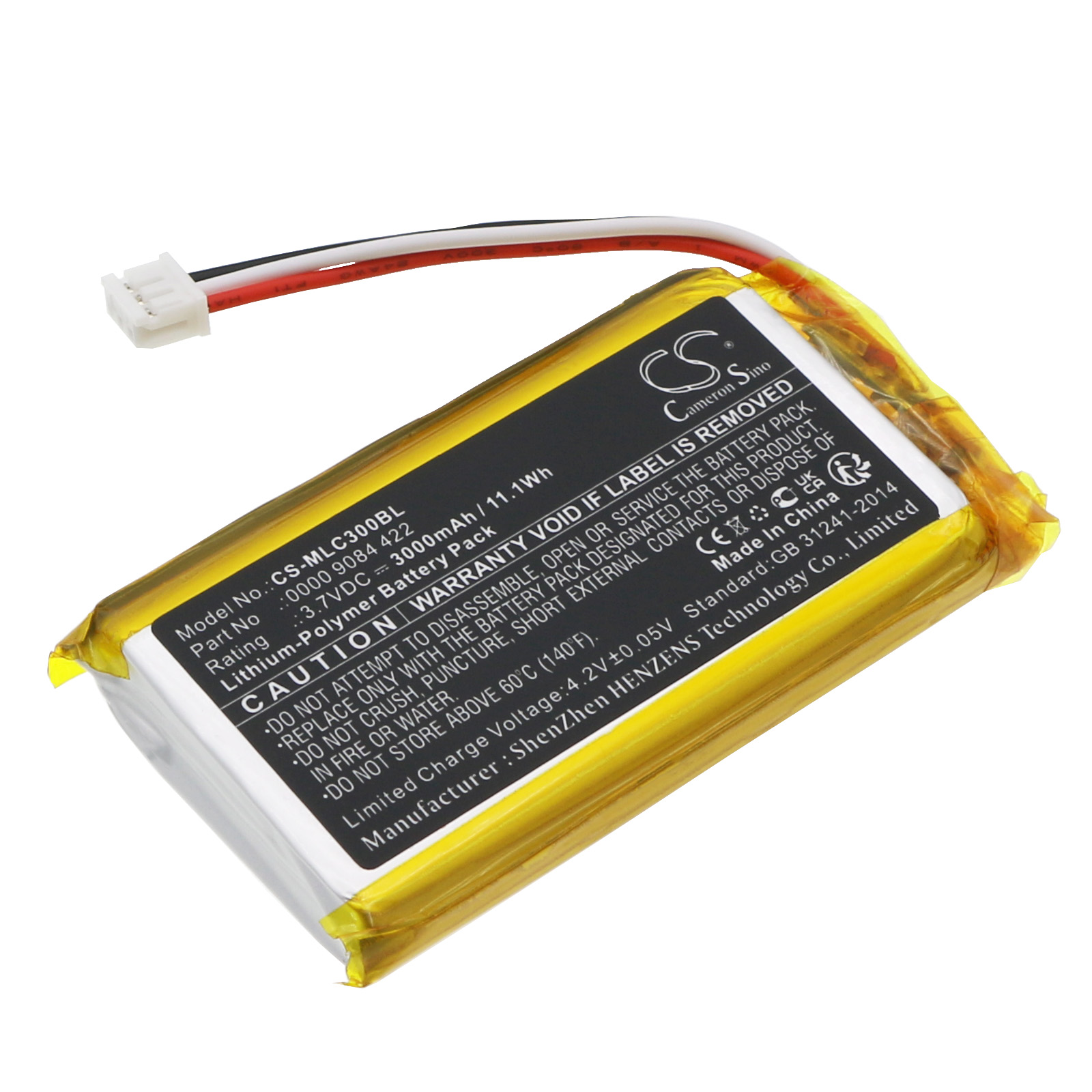 Meiller isar-control Replacement Battery 3.7V 3000mAh