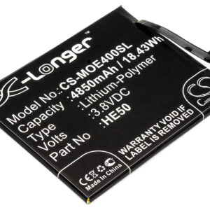 Motorola Moto E4 Plus Replacement Battery 3.8V 4850mAh