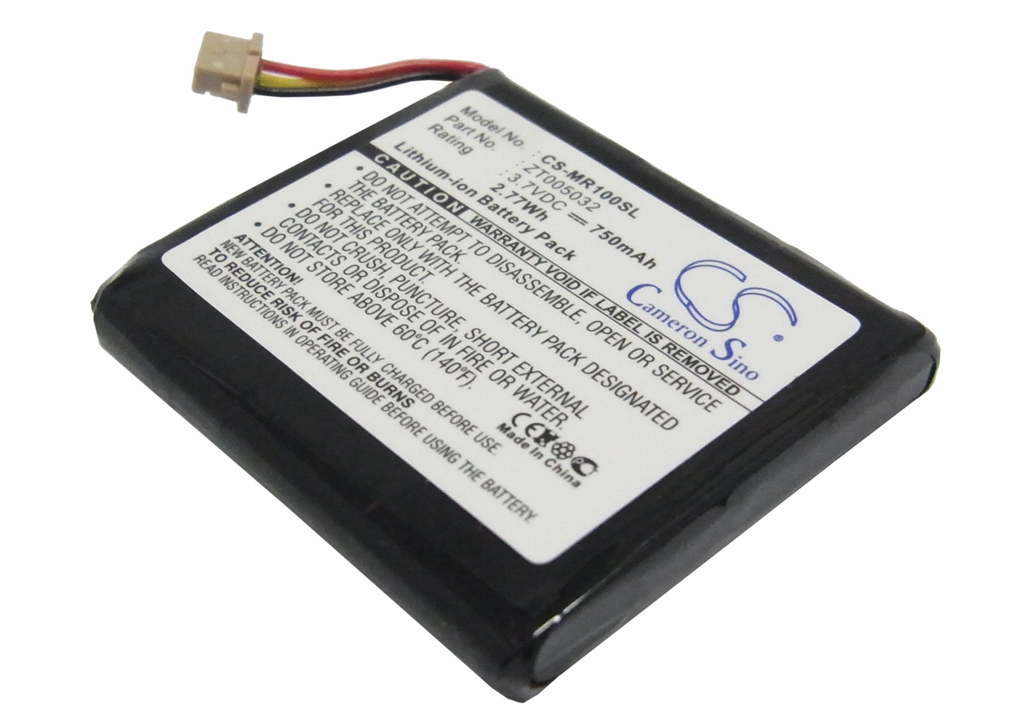 OLYMPUS mrobe MR-100 ZT005032 Replacement Battery 750mAh