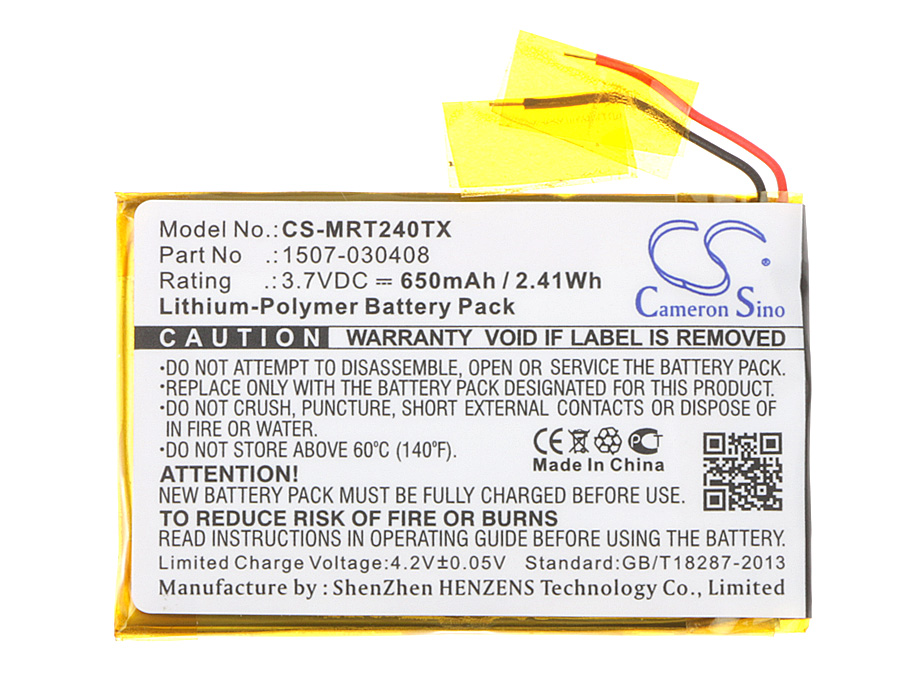 Rii i24T mini i24 RT-MWK24T Replacement Battery 650mAh