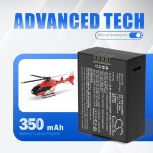 Modster AFX-135 DRF 25327 EC-135 Drones Replacement Battery 7.4V 350mAh