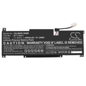 MSI BTY-M491 Notebook/Laptop Replacement Battery 4500mAh