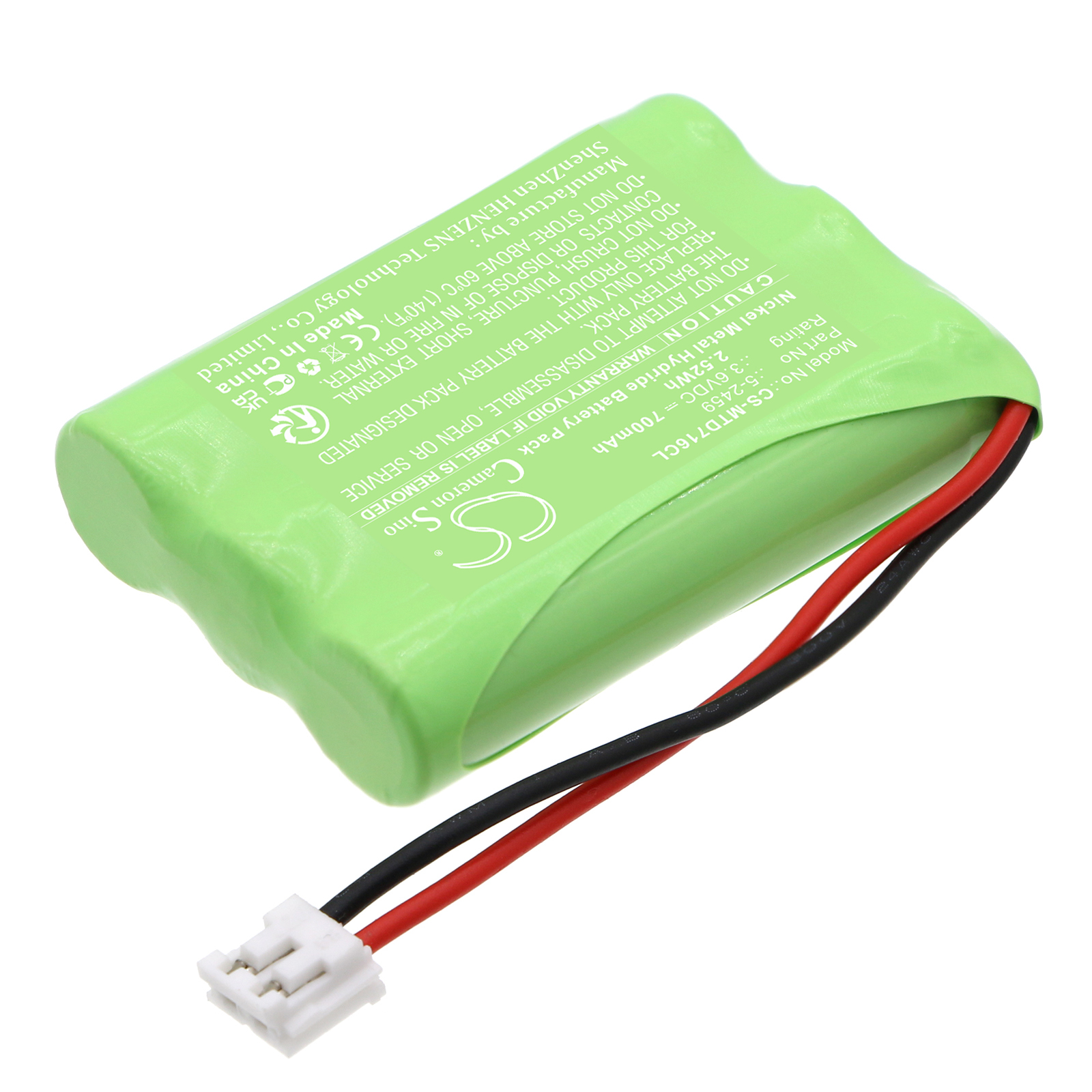 AT&T 5-2459 Cordless Phone Replacement Battery 700mAh