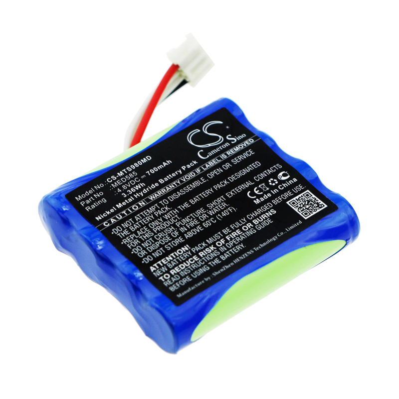 Microtac MED585 Medical Replacement Battery 700mAh