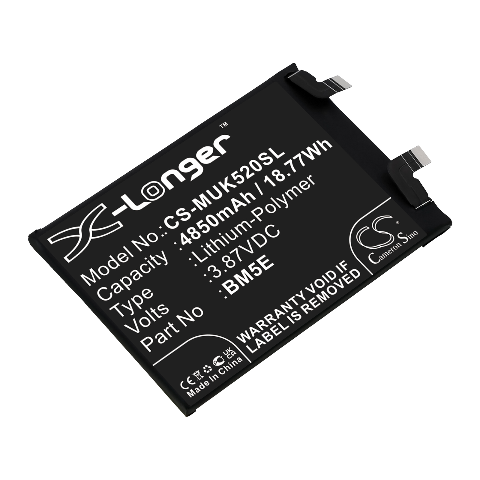 Redmi BM5E Mobile/SmartPhone Replacement Battery 4850mAh