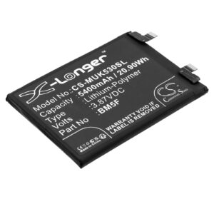 Redmi 22041211AC K50 BM5F Replacement Battery 5400mAh