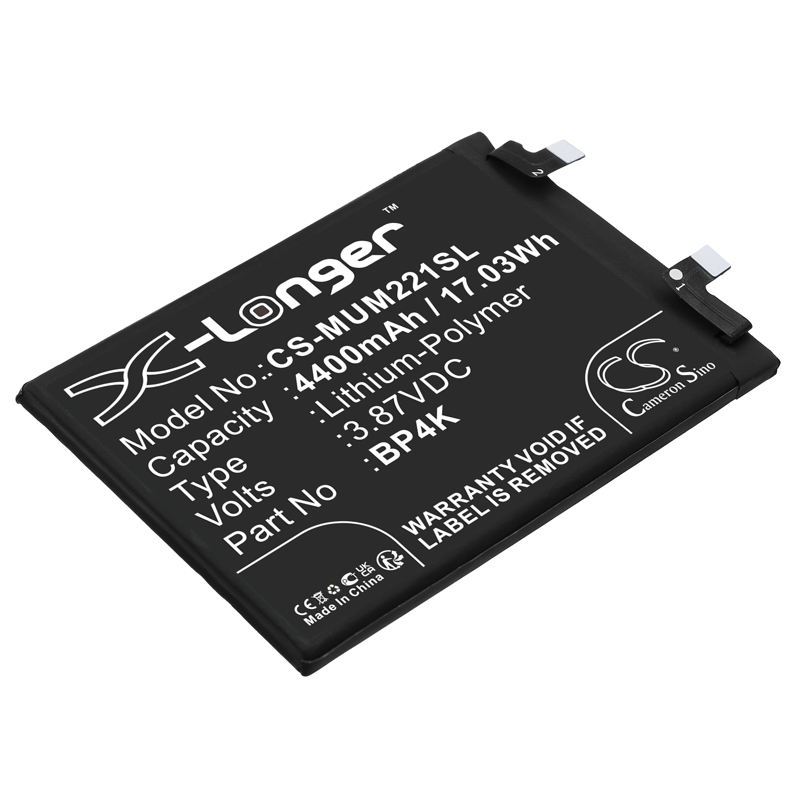 Xiaomi 22101320C Note 12 Pro Replacement Battery 4400mAh