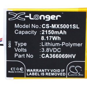 Medion Life X5001 CA366069HV Replacement Battery 2150mAh