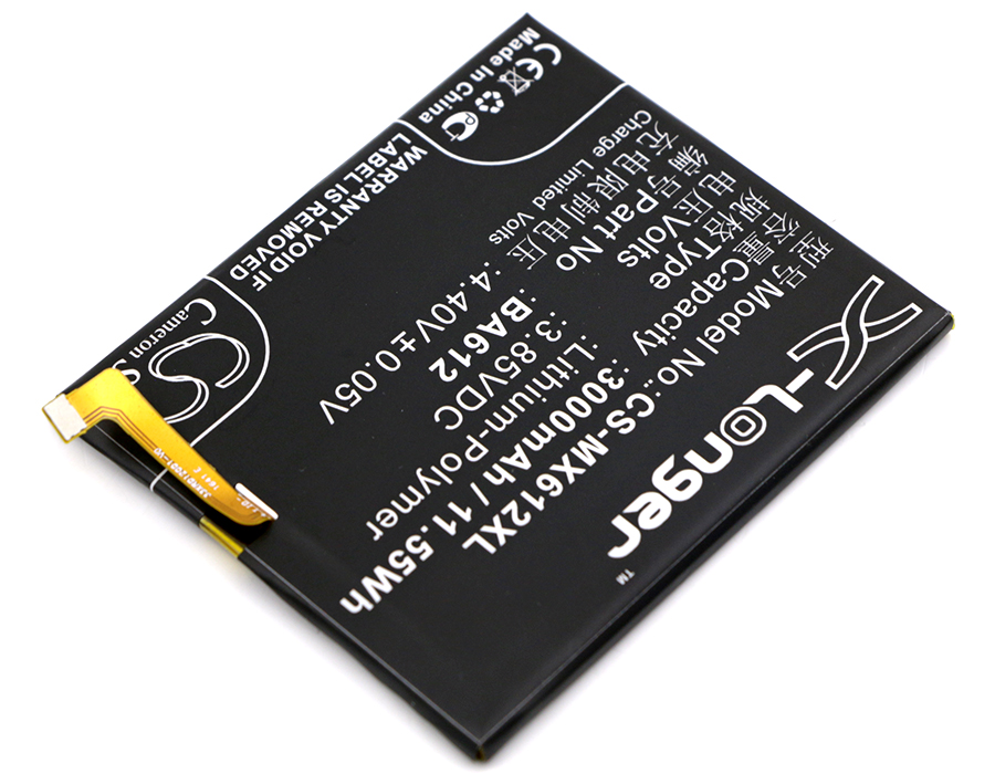 Meizu BA612 Mobile/SmartPhone Replacement Battery 3000mAh