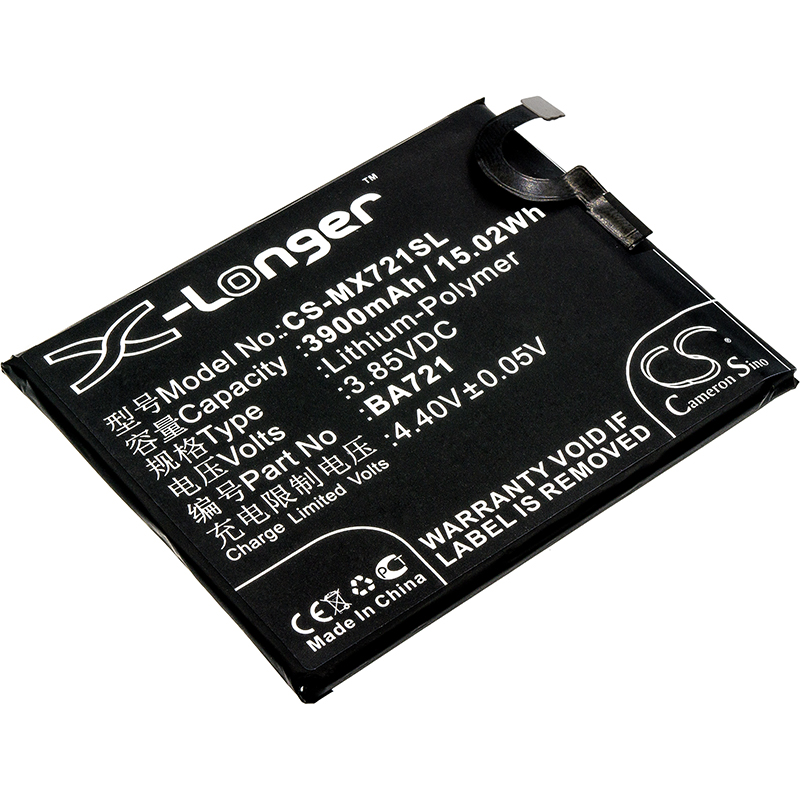 MEIZU BA721 Meilan Replacement Battery 3900mAh