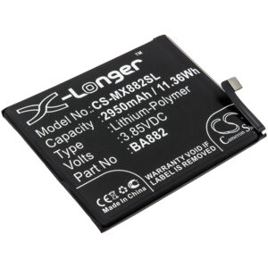 Meizu BA882 Mobile/SmartPhone Replacement Battery 2950mAh