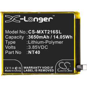 MOTOROLA NT40 G Pure 2021 Moto G Pure Replacement Battery