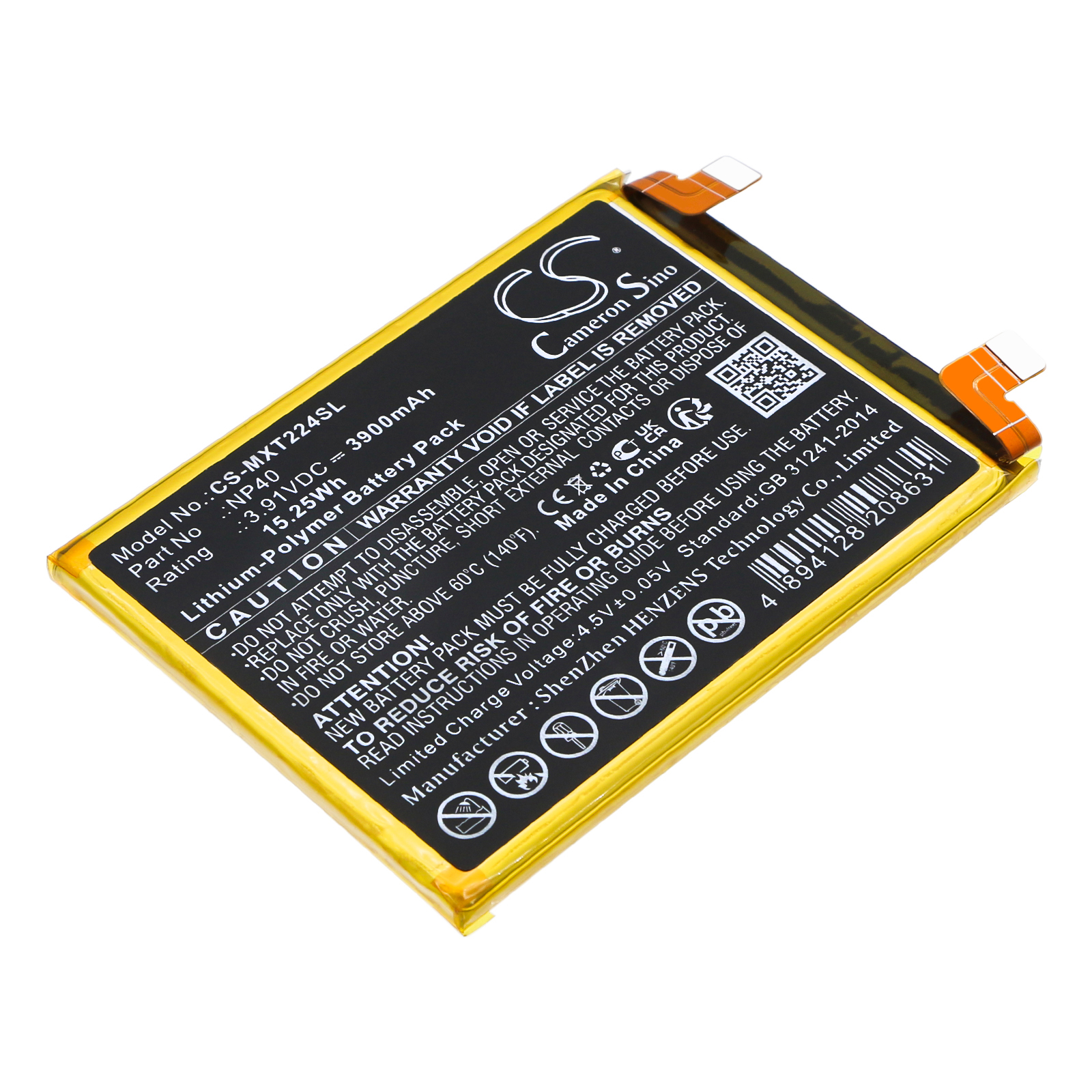 Motorola EDGE 30 NEO XT2245 NP40 Replacement Battery 3900mAh