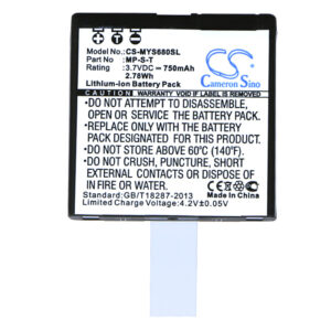 Myphone MP-S-T Mobile/SmartPhone Replacement Battery 750mAh