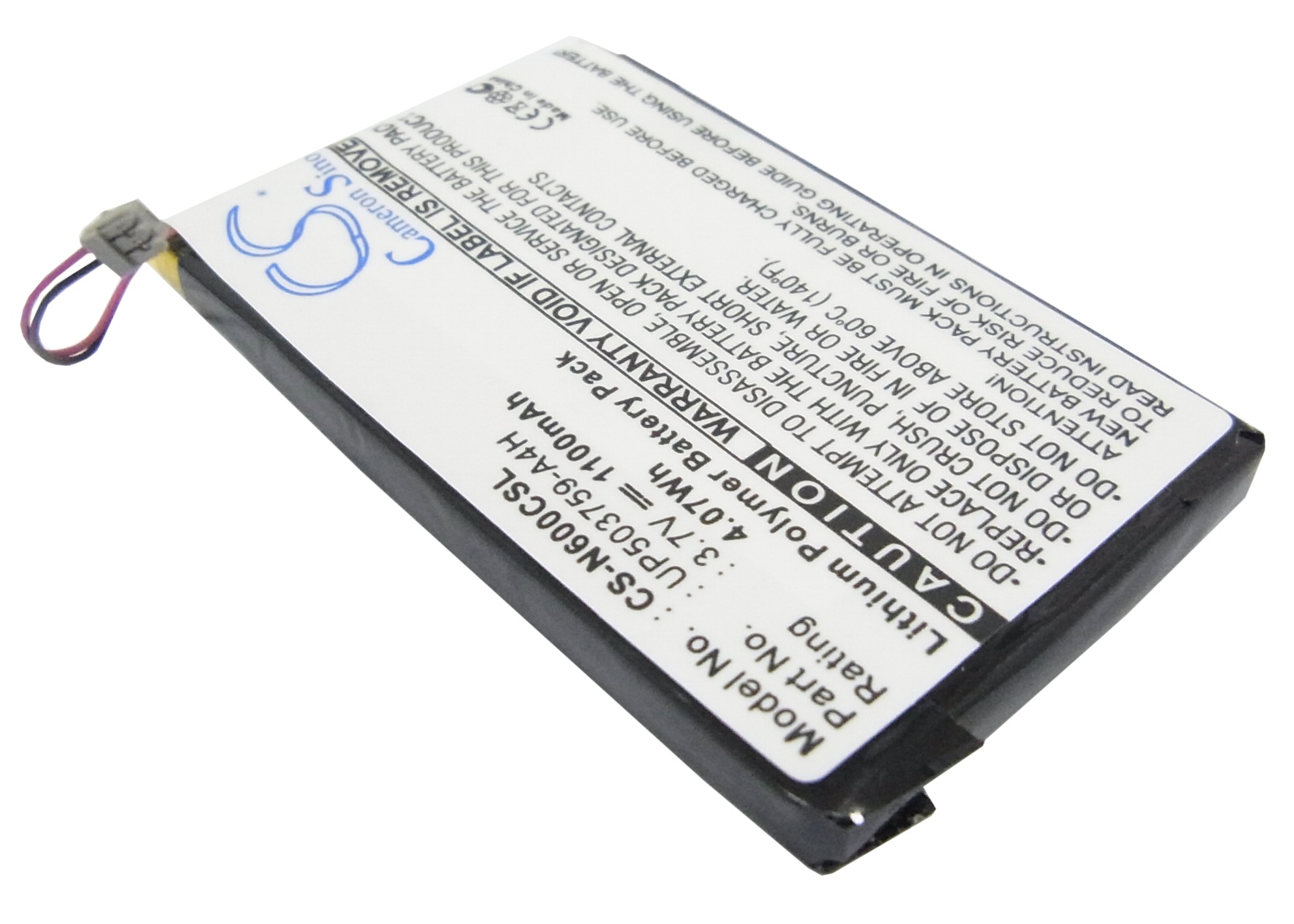 Sony UP503759-A4H PDA/Pocket PC Replacement Battery 1100mAh