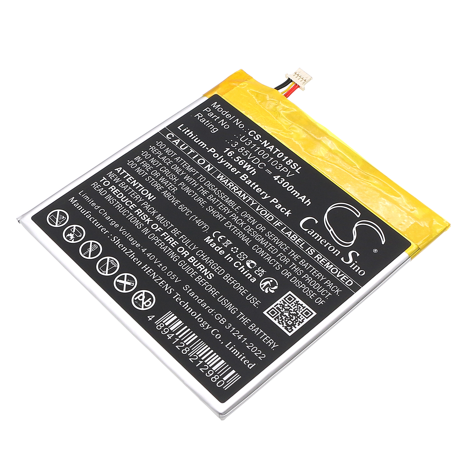 ONN 100044018G 100044018p Tablet Replacement Battery 4300mAh
