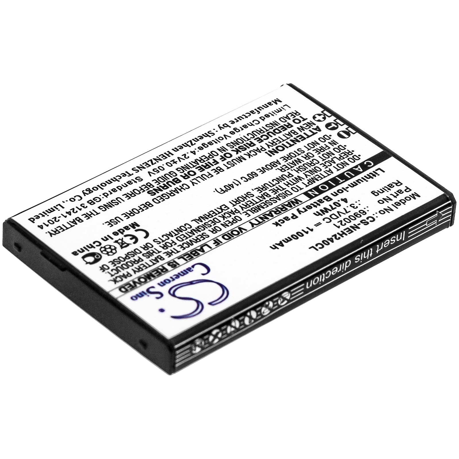 NEC MH240 690021 Cordless Phone Replacement Battery 1100mAh