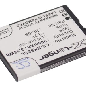 Nokia 2330 BL-5S Mobile/SmartPhone Replacement Battery 900mAh