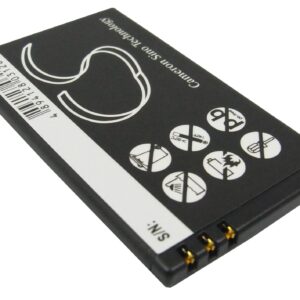 Nokia 8800E 8900E 8900i BL-5U Replacement Battery 750mAh