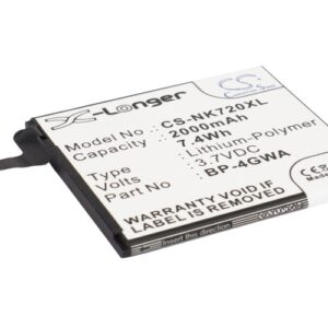 Microsoft Nokia Lumia 625 Replacement Battery 2000mAh